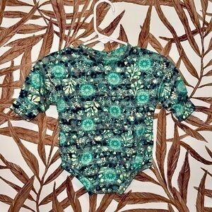 Upcycled Newborn sweater romper outfit